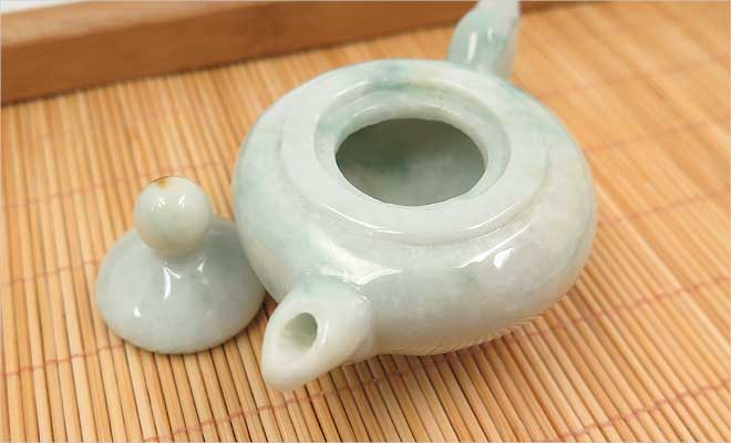 楽天市場】☆期間限定クーポンで10%OFF☆ 翡翠 茶器 置物 天然石