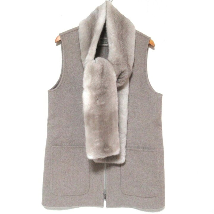 楽天市場】【中古】 美品 FOXEY BOUTIQUE フォクシー Gilet&Mink Stole 