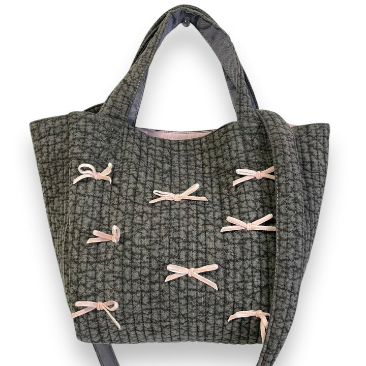 楽天市場】【中古】 美品 gypsophila ジプソフィア Town Bag S リボン  