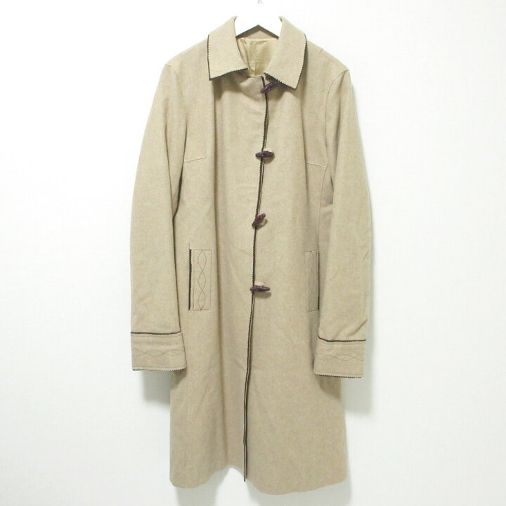 楽天市場】【中古】 美品 hLam ラム カシミヤブレンド ロングコート 42 