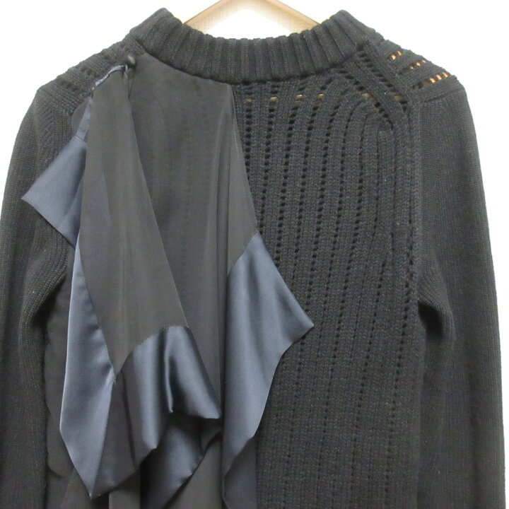 楽天市場】【中古】美品 21AW Sacai サカイ 長袖 シアードッキング  