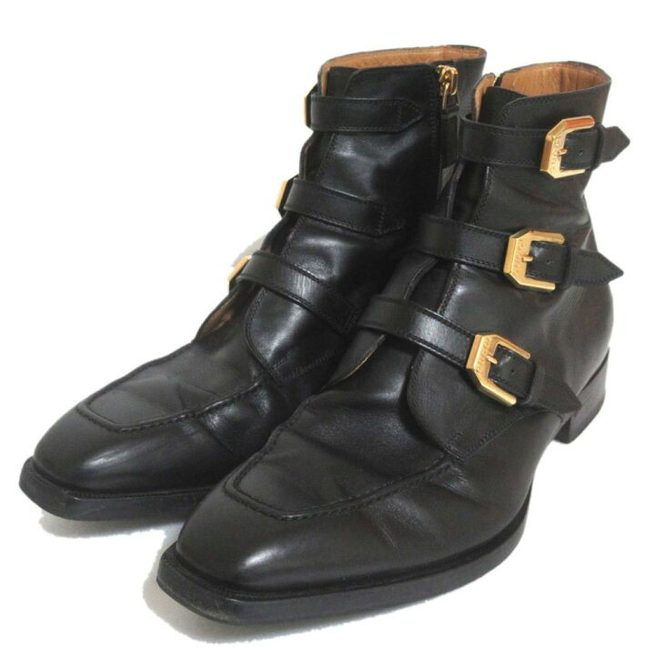楽天市場】【中古】美品 GUCCI グッチ レザー ベルトバックル アンクル  
