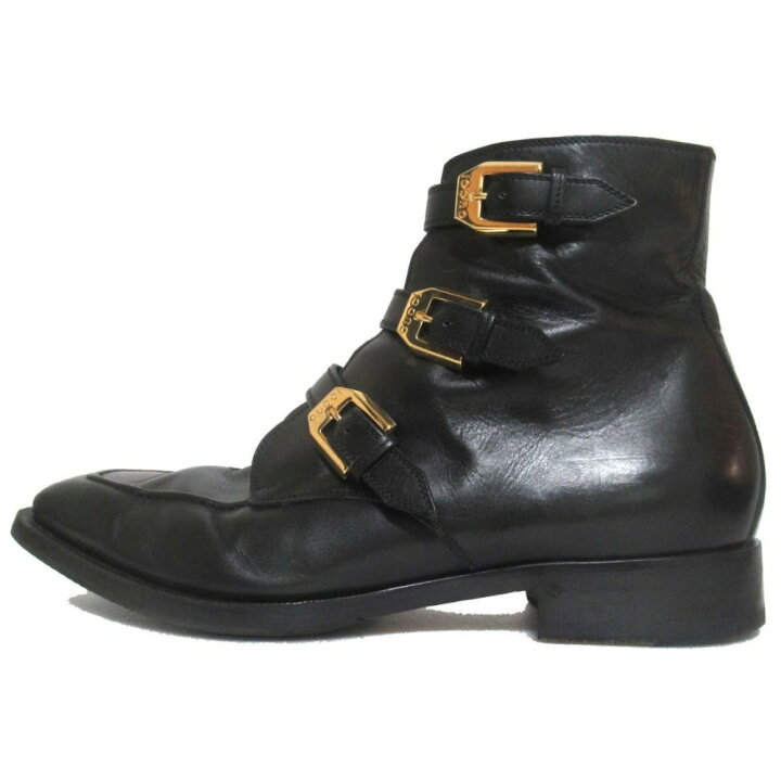 楽天市場】【中古】美品 GUCCI グッチ レザー ベルトバックル アンクル  