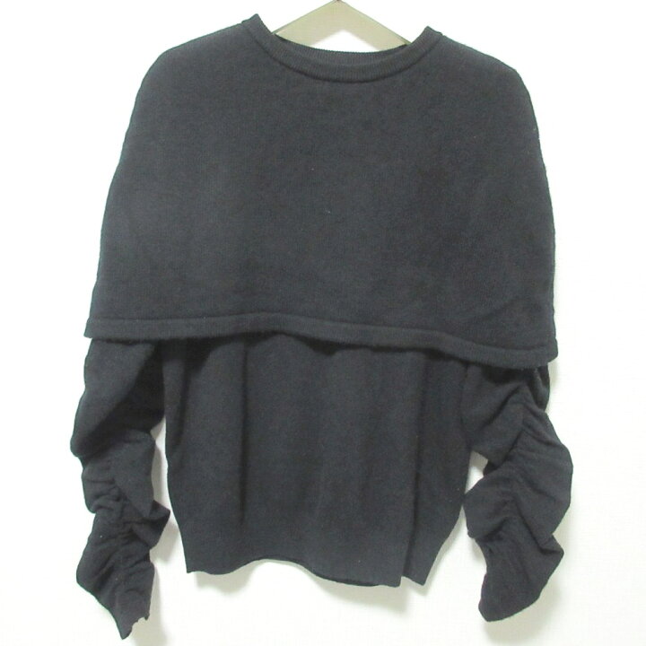 楽天市場】【中古】 美品 23AW Heve ヘイヴ ケープシャーリング ニット 