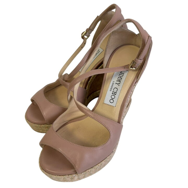 楽天市場】【中古】 美品 JIMMY CHOO ジミーチュウ レザー オープン 