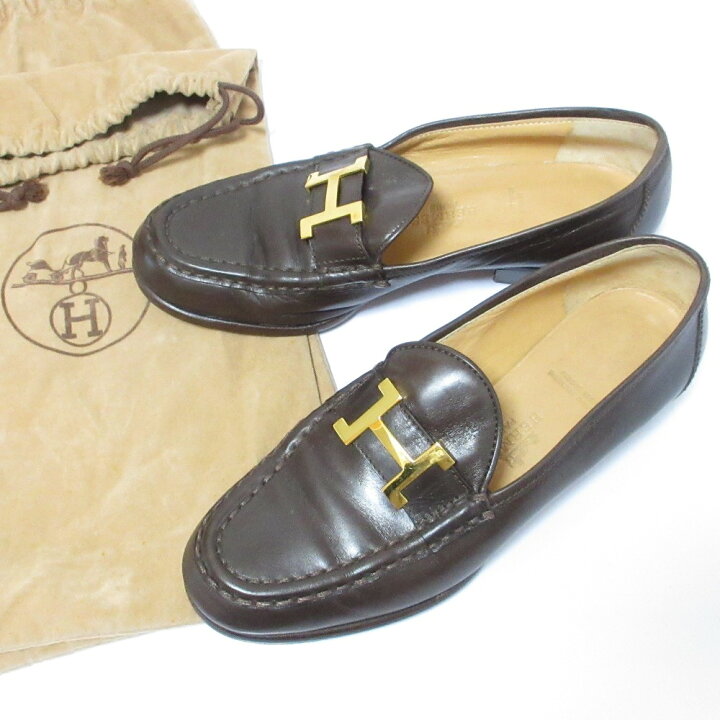 楽天市場】【中古】 良品 HERMES エルメス コンスタンスローファー 