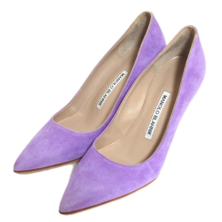 美品 MANOLO BLAHNIK マノロブラニク BB70 レザー ポインテッドトゥ  