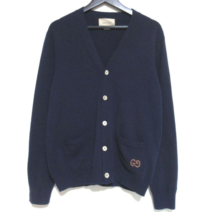 楽天市場】【中古】 美品 21AW GUCCI グッチ カシミヤ100% GGエン 
