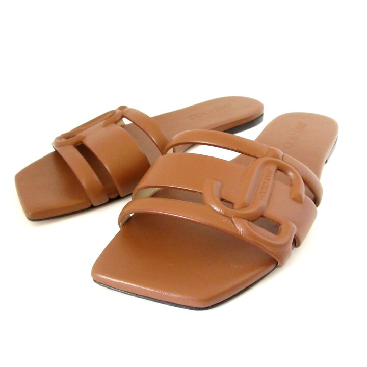 楽天市場】【中古】美品 JIMMY CHOO ジミーチュウ レザー JCロゴ 