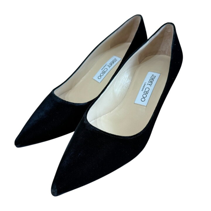 楽天市場】【中古】未使用 JIMMY CHOO ジミーチュウ ベルベッド ポイン  