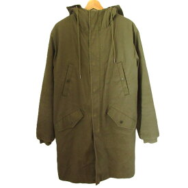 【中古】良品 MARC BY MARC JACOBS マークバイマークジェイコブス キルティングライナー付き モッズコート M4002909 サイズS カーキ メンズ Luxs ブランド古着のリュクス