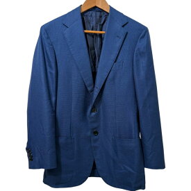 【中古】良品 Sartorio サルトリオ ウール×シルク シングル テーラードジャケット 44 ネイビー メンズ Luxs ブランド古着のリュクス