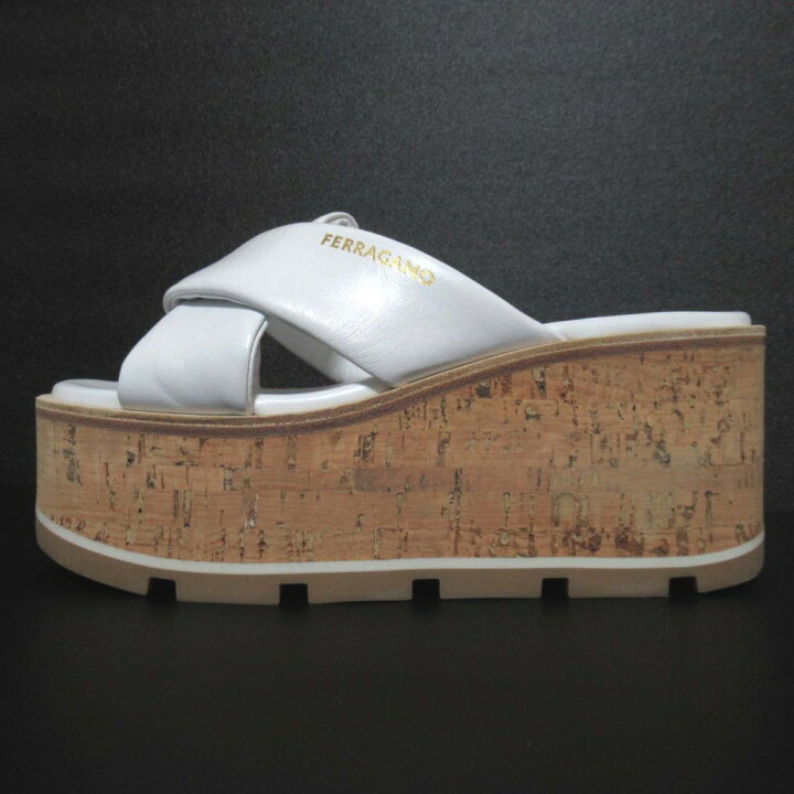 楽天市場】【中古】未使用 24SS FERRAGAMO フェラガモ Engracia レザー  