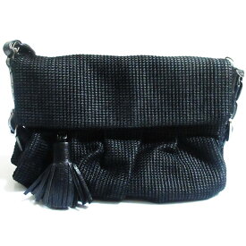 【中古】良品 Salvatore Ferragamo サルヴァトーレフェラガモ ワンショルダーバッグ ハンドバッグ ブラック レディース Luxs ブランド古着のリュクス