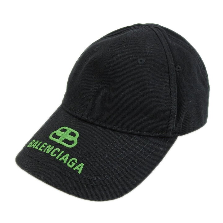 楽天市場】【中古】美品 BALENCIAGA バレンシアガ ロゴ刺繍 ベース 
