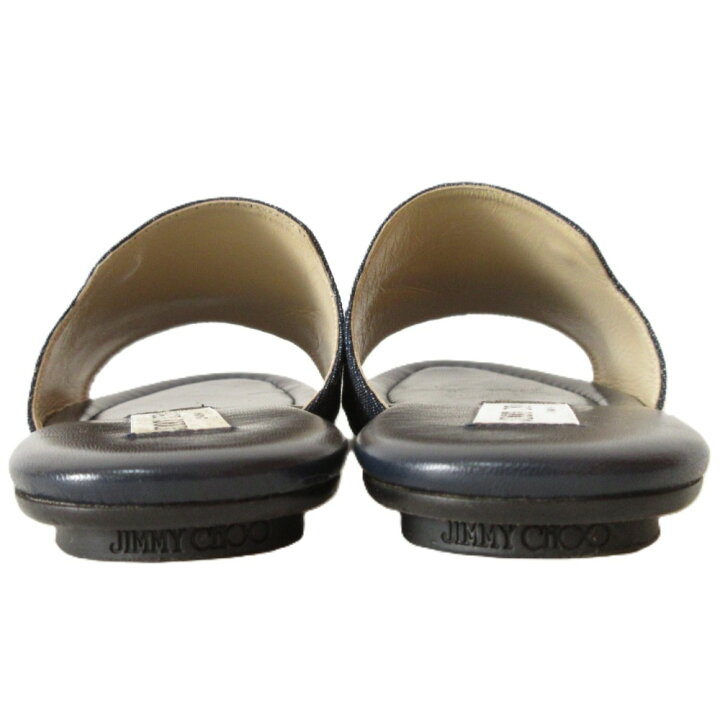 楽天市場】【中古】美品 JIMMY CHOO ジミーチュウ NANDA デニム ロゴ  