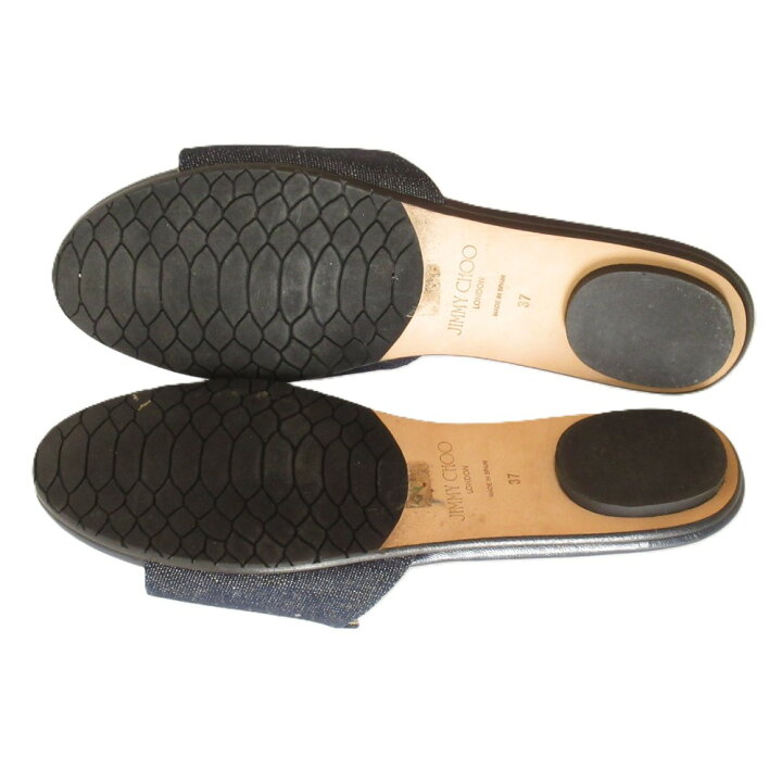 楽天市場】【中古】美品 JIMMY CHOO ジミーチュウ NANDA デニム ロゴ  