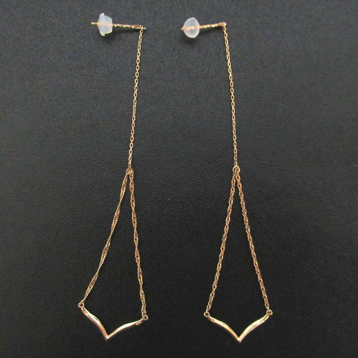 楽天市場】【中古】美品 agat アガット K10 アメリカンピアス  