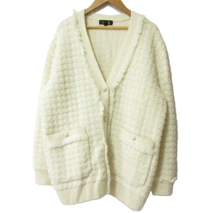楽天市場】【中古】美品 Drawer ドゥロワー 7Gジャガード フリンジ  