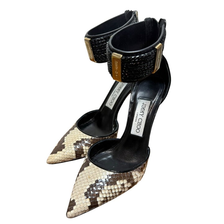 楽天市場】【中古】美品 JIMMY CHOO ジミーチュウ パイソン レザー  