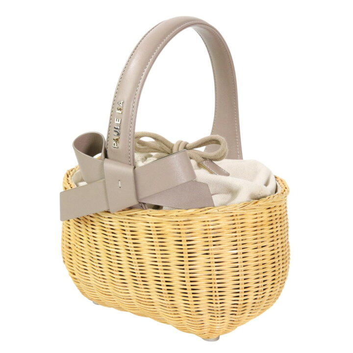 楽天市場】【中古】美品 PAULE KA ポールカ ワンハンドル かごバッグ 
