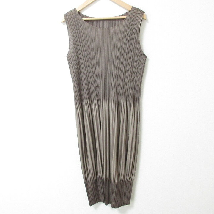 良品 PLEATS PLEASE プリーツプリーズ イッセイミヤケ ノースリーブ  