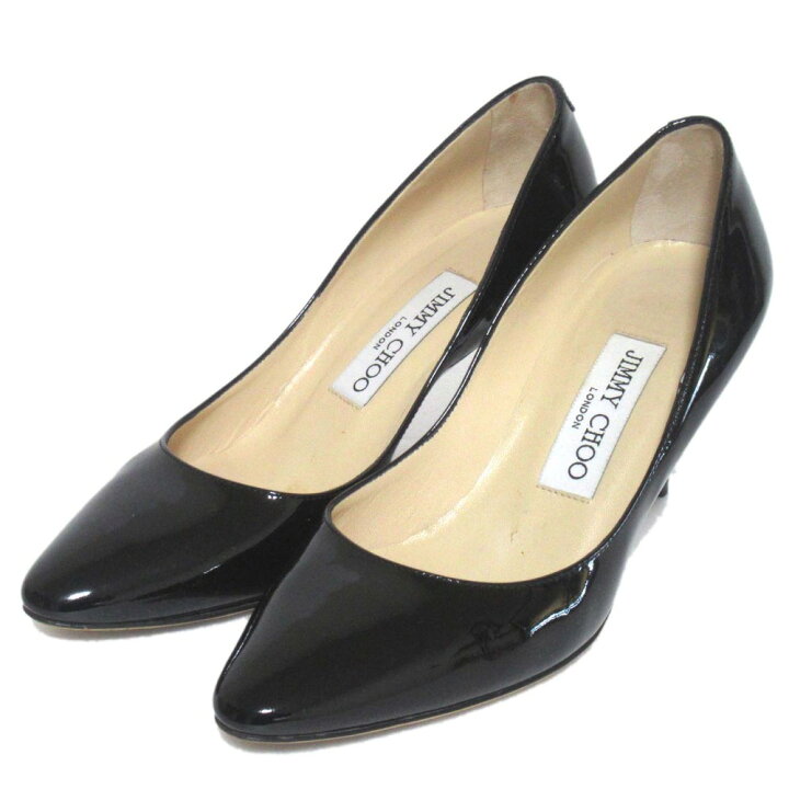 楽天市場】【中古】美品 IMMY CHOO ジミーチュウ パテントレザー  