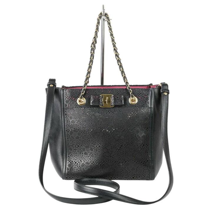 楽天市場】【中古】良品 Salvatore Ferragamo サルヴァトーレ 