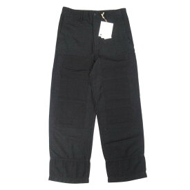 【中古】未使用 25ss VISVIM ICT限定 EX WIDE CHINO PANTS ワイド チノ パンツ ウール×リネン トラウザーズ 3 BLACK 0225905008001 メンズ Luxs ブランド古着のリュクス