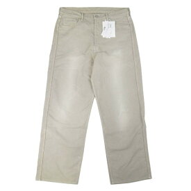 【中古】未使用 25ss VISVIM FLUXUS 01 EX WIDE G.CORDS フルクサス パンツ ワイド ジャーマンコード ガーメントダイ 3 BEIGE 0125105008001 メンズ Luxs ブランド古着のリュクス