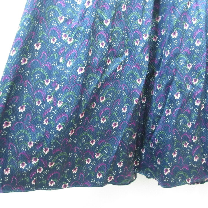 楽天市場】【中古】美品 Drawer ドゥロワー フラワープリント ロング  