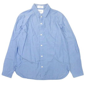 【中古】良品 YAECA ヤエカ Comfort Shirt Standard ドレスシャツ カットソー トップス コットン 長袖 14101 M 青 ブルー メンズ Luxs ブランド古着のリュクス