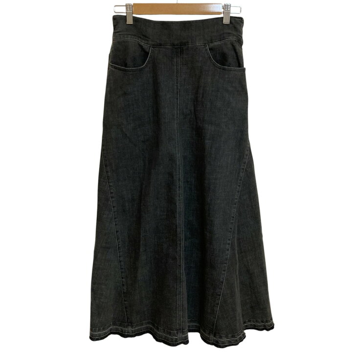楽天市場】【中古】美品 three dots スリードッツ Denim volume flair  