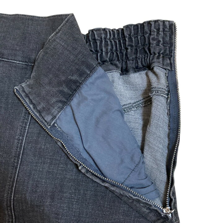 楽天市場】【中古】美品 three dots スリードッツ Denim volume flair  