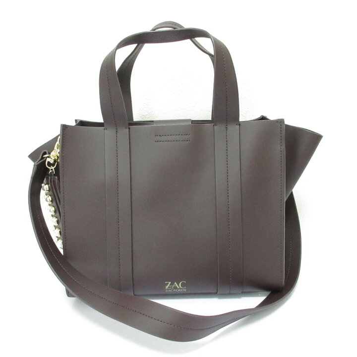 楽天市場】【中古】良品 ZAC POSEN ザックポーゼン レザー 2WAY トート 
