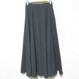 【ポイント2倍】【中古】美品 LE CIEL BLEU ルシェルブルー Paneled Drape Maxi Skirt サーキュラースカート 26S67513 サイズ34 ブラックグレー レディース Luxs ブランド古着のリュクス