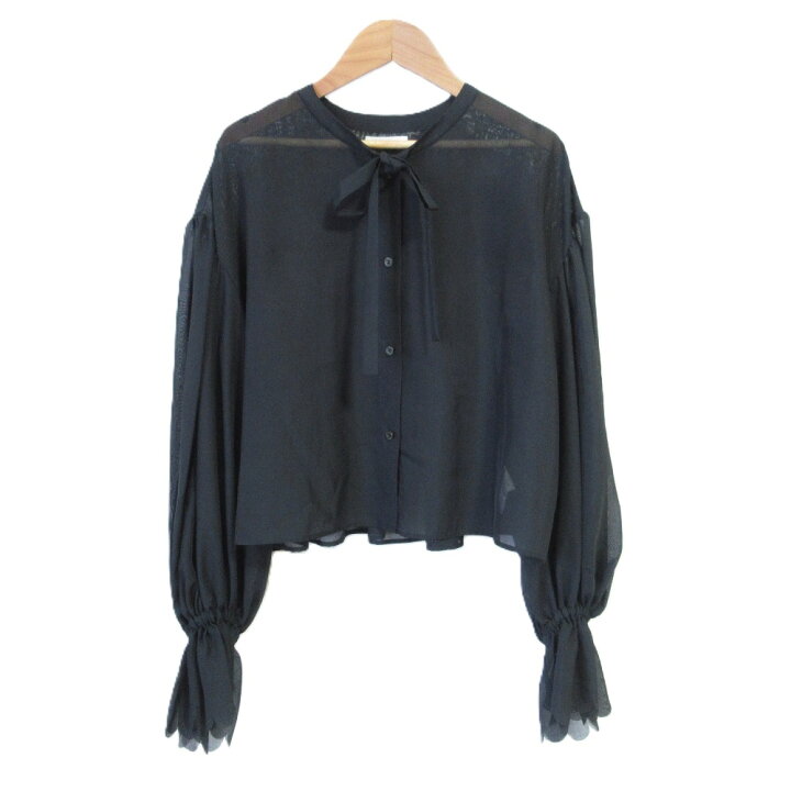楽天市場】【中古】良品 24SS yori ヨリ スカラップシアーギャザー 