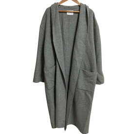 【中古】美品 BEAUTY ＆ YOUTH UNITED ARROWS ビューティーアンドユース ユナイテッドアローズ ウールリバーコート グレー レディース Luxs ブランド古着のリュクス