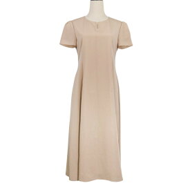 【中古】良品 FOXEY NEWYORK フォクシーニューヨーク ETUDE エチュード ドレスワンピース 43480 サイズ40 ピンクベージュ レディース Luxs ブランド古着のリュクス