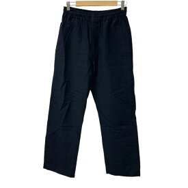 【中古】美品 MARGARET HOWELL マーガレットハウエル リネン イージーパンツ サイズ1 ネイビー レディース Luxs ブランド古着のリュクス