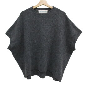 【中古】良品 Midi Umi ミディウミ クルーネック コクーンベスト ワイドシルエット 4-72938444 グレー レディース Luxs ブランド古着のリュクス