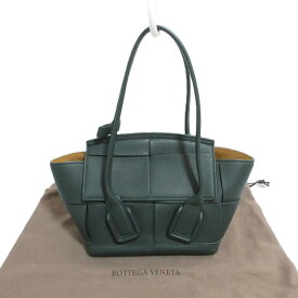 【中古】良品 BOTTEGA VENETA ボッテガヴェネタ ミニ ザ アルコ 2way ハンドバッグ ショルダーバッグ 600606 グリーン レディース Luxs ブランド古着のリュクス