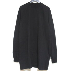 【中古】新品同様 24SS Rick Owens リックオウエンス ベースボール Tシャツ クルーネック ロンT RU01D3280 Mサイズ ブラック メンズ Luxs ブランド古着のリュクス