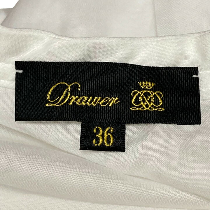 楽天市場】【中古】美品 Drawer ドゥロワー コットンボイル フリル  
