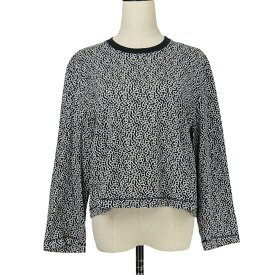 【中古】新品同様 24SS HERMES エルメス ナウサシェーヌダンクル ロングスリーブカットソー Tシャツ サイズ38 ブラック レディース Luxs ブランド古着のリュクス