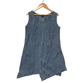 【中古】美品 45rpm フォーティファイブアールピーエム ノースリーブ カットソー サイズ3 ライトインディゴ レディース Luxs ブランド古着のリュクス