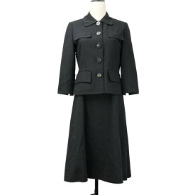 【中古】良品 FOXEY フォクシー サクセススーツ ジャケット ワンピース セットアップ 22718 サイズ38 ブラック レディース Luxs ブランド古着のリュクス