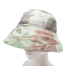 【中古】未使用 23aw DRIES VAN NOTEN ドリスヴァンノッテン GILLY バケットハット バケハ ボタニカル 総柄 帽子 M ライトグリーン メンズ レディース Luxs ブランド古着のリュクス