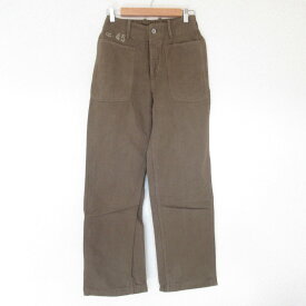 【クーポン+P2倍 1/9〜1/16】【中古】美品 R by 45rpm フォーティファイブアールピーエム ミリタリーパンツ 29 カーキ レディース Luxs ブランド古着のリュクス