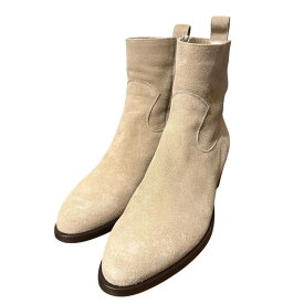 【中古】美品 JIMMY CHOO AND KAIA ジミーチュウ スエード ヒールブーツ ショートブーツ サイズ35 22cm グレージュ レディース Luxs ブランド古着のリュクス